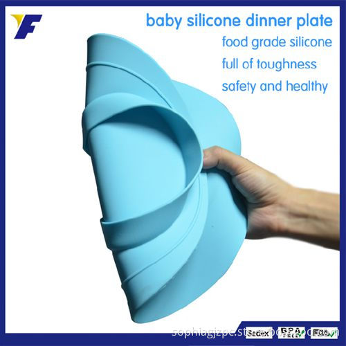 Silicone Suction Bowl Placemat Baby Fashion Plate